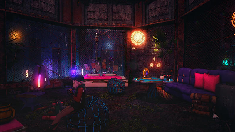 Cyberpunk hideout small