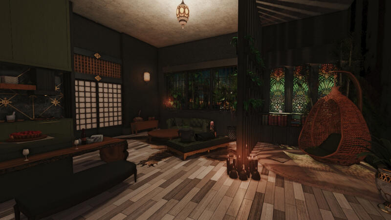 Modern green eastern small