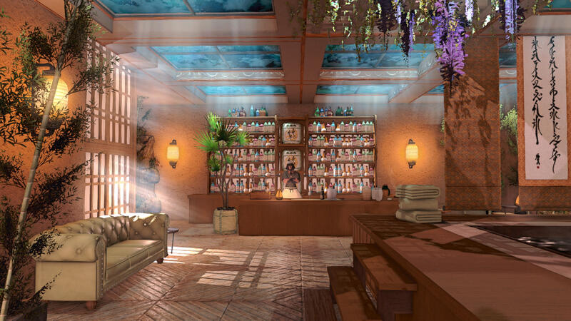Japanese inspired bathhouse S